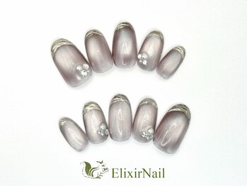 エリクサーネイル 神田(Elixir Nail)/シンプル / クーポン使用