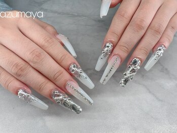 アズマヤ ネイルズスタジオ(azumaya nails studio)の写真/爪が短い方や折れてしまった方にオススメ♪リピーター多数のスカルプで、理想の長さ＆仕上がりに☆
