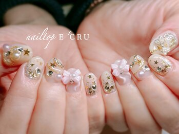 ネイルトップエクル(nail top E CRU)/WhiteXmas