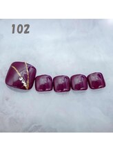 はあとねいる 町田店/フットネイル：No.102