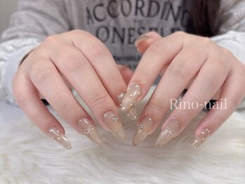 リノネイル(Rino-nail)の写真/《大分県で美フォルム形成なら当店へ》豊富な知識と圧巻の技術で理想のデザイン&フォルムへ♪