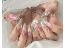 ビジューネイルズ 西川口店(bijou nails)/水彩マーブルネイル