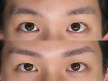 ハク 銀座(HAK.)/メンズ眉毛ワックスBefore/After