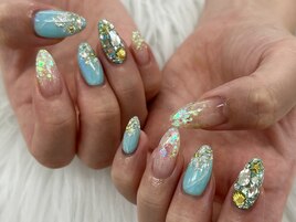 【山下】夏ネイル