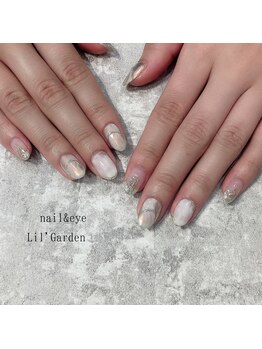 リルガーデン 新宿南口(Lil' Garden)/上品オーロラ×オフィスネイル