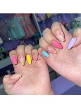 リベルタス(LIBERTAS)/#colorful flower nail