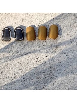 苑琳爪工(erin nail)/ニュアンスワンカラーネイル