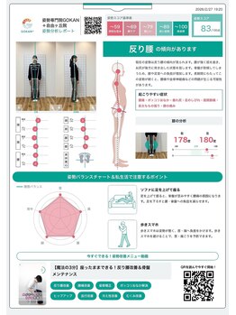 ゴカンプラス 自由が丘院(GOKAN+)/姿勢分析