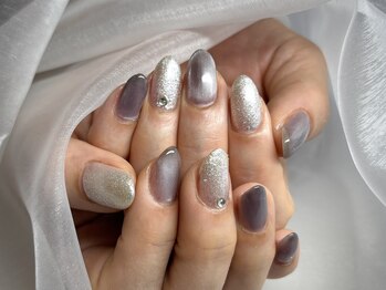 ラーシューシュ(la-chou-chou)/シンプルネイルコース ¥6500