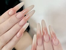 センスネイル 池袋店(Sense Nail)/オンブレフレンチ/チーク/水光