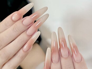 センスネイル 池袋店(Sense Nail)/オンブレフレンチ/チーク/水光
