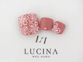 Zー5 手描きアートフットネイル