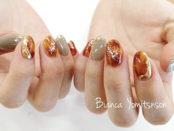 ミラー×べっ甲ネイル♪