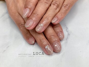ネイルアトリエルカ(nail atelier LUCA)/W-952 大人上品スキニーフレンチ