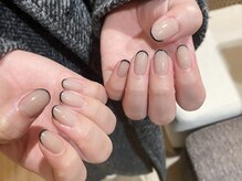 ネイルアルケー(Nail ARCHE)/シンプルフレンチネイル