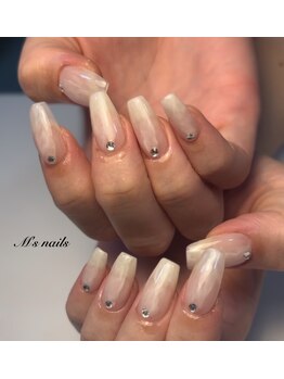 エムズネイル サベージ(M's nails Savage)/モヤモヤホワイト