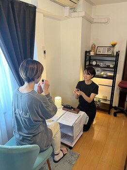 アロマボディケアサロン ナチュラル(Natural)/カウンセリングの様子　リンパ