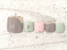 ヘルシーネイルサロン マリアール オーロラタウン店/フットジェル定額プレミアム