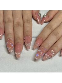 ちゅるんワンホンネイル