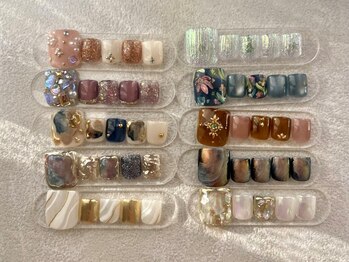 ジィール 那覇泉崎店(JIIL)の写真/リーズナブルな定額コースもご用意♪で足元を華やかに☆嬉しいスクラブ付きで可愛いツルツルの素足も実現◇