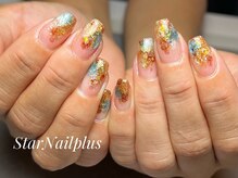スターネイルプラス 福岡天神西通り店(Star Nail plus)/マグネット×ニュアンスネイル
