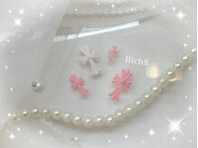 ネイルアンドまつげエクステ リッチエイト 原宿店(Rich8)/トレンドクロムパーツございます