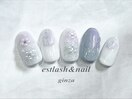 パールフラワーネイル