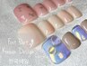 フット選べる*韓国ネイル*定額コース(オフ込)