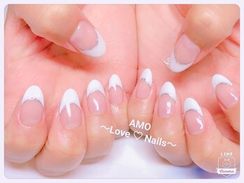 アモ ラブネイルズ(AMO Love nails)/ブライダルフレンチ
