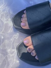 エーネイルサロン 三条店(A-Nail Salon)/FOOT　カラーonミラー
