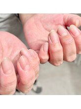 トーン(TONE)/自爪風仕上げのジェルネイル