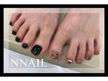 深緑で大人デザイン