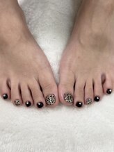 インプレス 鶴見店(Impress)/ヒョウ柄ネイル