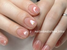 フェリーチェ(nail salon＆school felice)/パラジェル/持ち込み/チーク