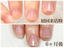 クロワ(croix)の雰囲気（継続していく事で健やかな状態に導く自爪育成ネイルケア）