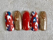 レイネイル 岐阜茜部店(RAY NAIL)/テラコッタレオパード