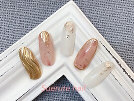 うねうねミラーネイル　¥8000