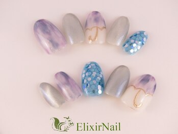 エリクサーネイル 五反田(Elixir Nail)/定額c やり放題/クーポン使用