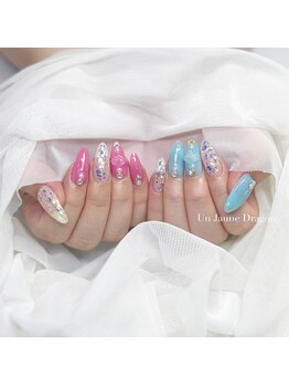 アン ジョーヌドラゴ/【自爪ネイル】夏ネイル