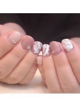 ピオニーネイル(peony nail)/レースデザイン