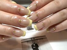 デューネイルスタジオ(dew nail studio)/イエローフレンチ