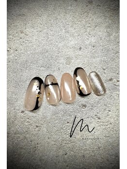 モツヲネイル(motsu.O! NAIL)/幾何学ニュアンスデザイン
