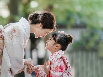 アトリエはるか 天神ソラリアステージ店の写真/【七五三着付☆】お着付け、ヘアメイクもご利用下さい♪