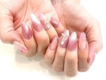 ネイルコレクション ベビーピンク(Baby Pink)/シンプル定額4990.5990蝶パーツ