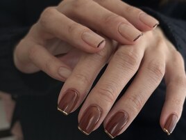 バレンタインネイル