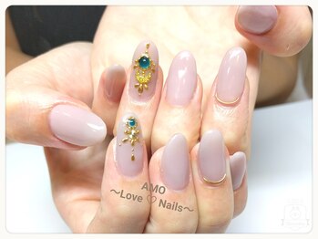 アモ ラブネイルズ(AMO Love nails)/オータムグレージュ