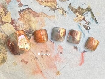 ネイルサロン トゥデイ 心斎橋店(Today)/foot art ¥10500