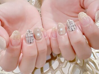 ラルネイル 大宮(Lull. nail)/＃ツイードネイル