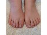 ご新規限定♪【パラジェル使用】ジェルネイル(フット)ワンカラー　※オフなし