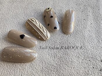 ネイルサロン バロック(Nail Salon BAROQUE)/ニットネイルデザイン